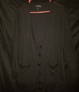 Long Black Cardigan